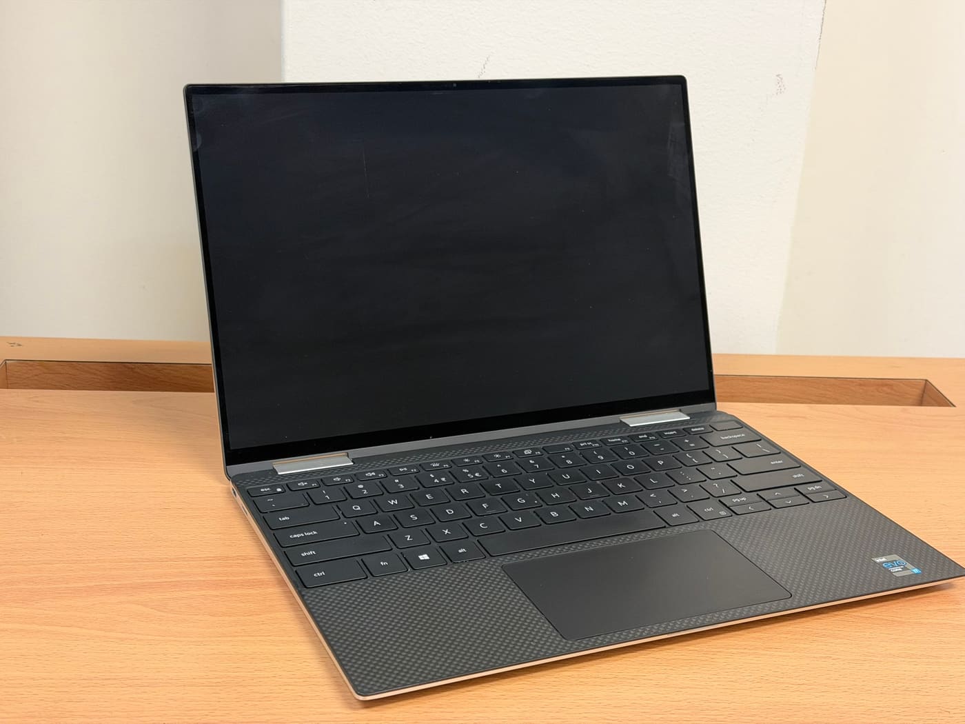 Dell XPS 13 2-in-1 on the bench in our Perth workshop